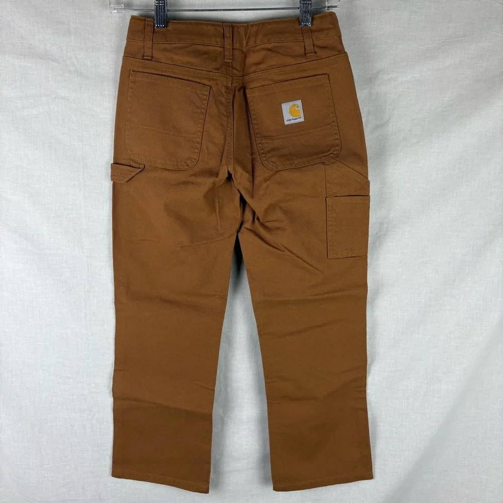 Carhartt Boys Loose Fit Canvas Utility Bootcut Work Pant